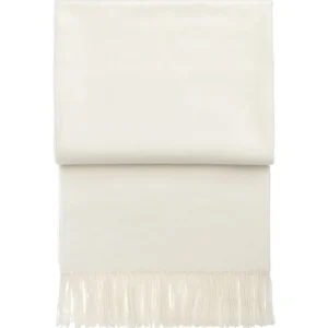 Koc bawełniany - kremowy - 150 x 200