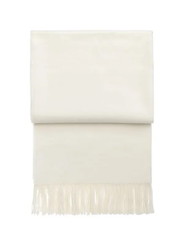 Koc bawełniany - kremowy - 150 x 200