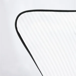 Pościel adamaszkowa SAN ANTONIO – z czarną lamówką