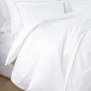 Pościel adamaszkowa SAN ANTONIO – ze srebrną lamówką