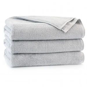 Personalizowany ręcznik bambusowy BASIC – srebrny