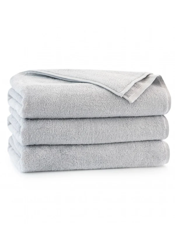 Personalizowany ręcznik bambusowy BASIC – srebrny