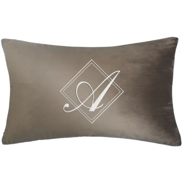Poduszka prostokąt VELVET BONNY z monogramem