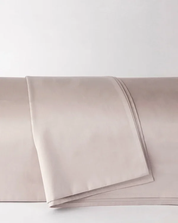 Prześcieradło wierzchnie satynowe latte beż