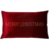 bordo-merry.webp Poduszka prostokąt VELVET z haftem Merry Christmas