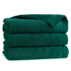 Ręcznik personalizowany MITO - butelkowa zieleń