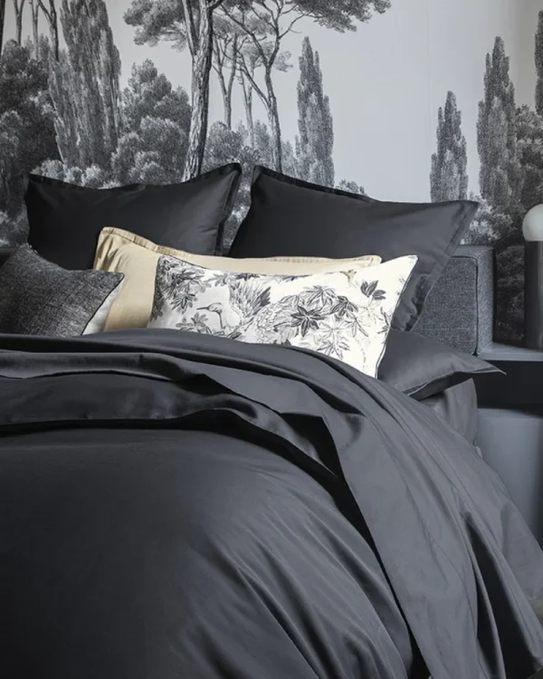 Pościel satynowa VALENCIA - czarny