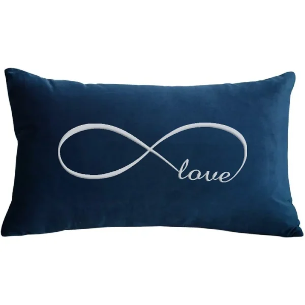 Poduszka prostokąt VELVET Infinity Love