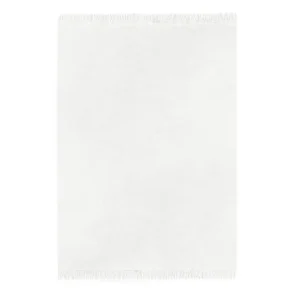 Koc bawełniany - biały - 150 x 200