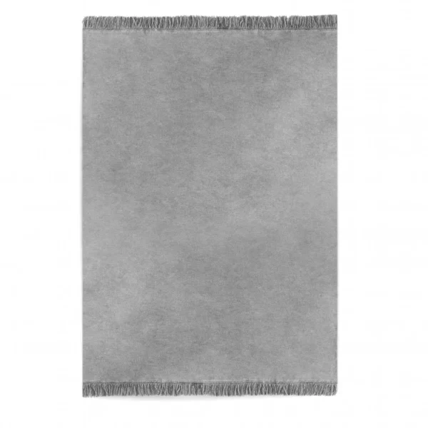 Koc bawełniany - jasny szary - 150 x 200