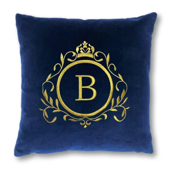 Poduszka VELVET LUXORY z monogramem