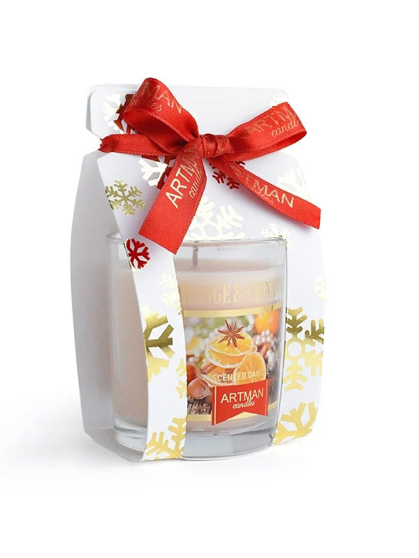 Świeca zapachowa świąteczna – orange & cinnamon