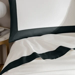 Pościel PARIS - biała z czarnym