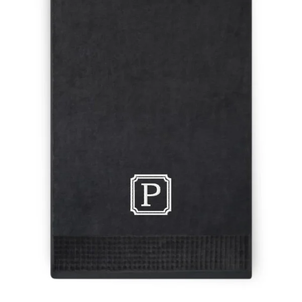 Personalizowany ręcznik kąpielowy - czarny