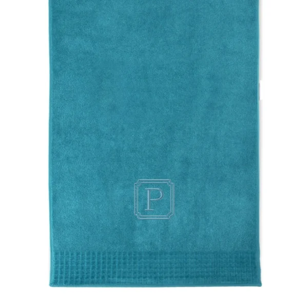 Personalizowany ręcznik kąpielowy 70 x 140 - turkus/morski