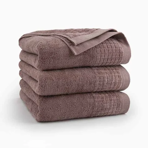 Personalizowany ręcznik kąpielowy 70 x 140 - ciemny beż