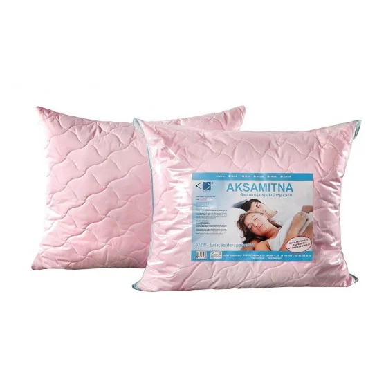 Poduszka 70 x 80  AKSAMITNA róż