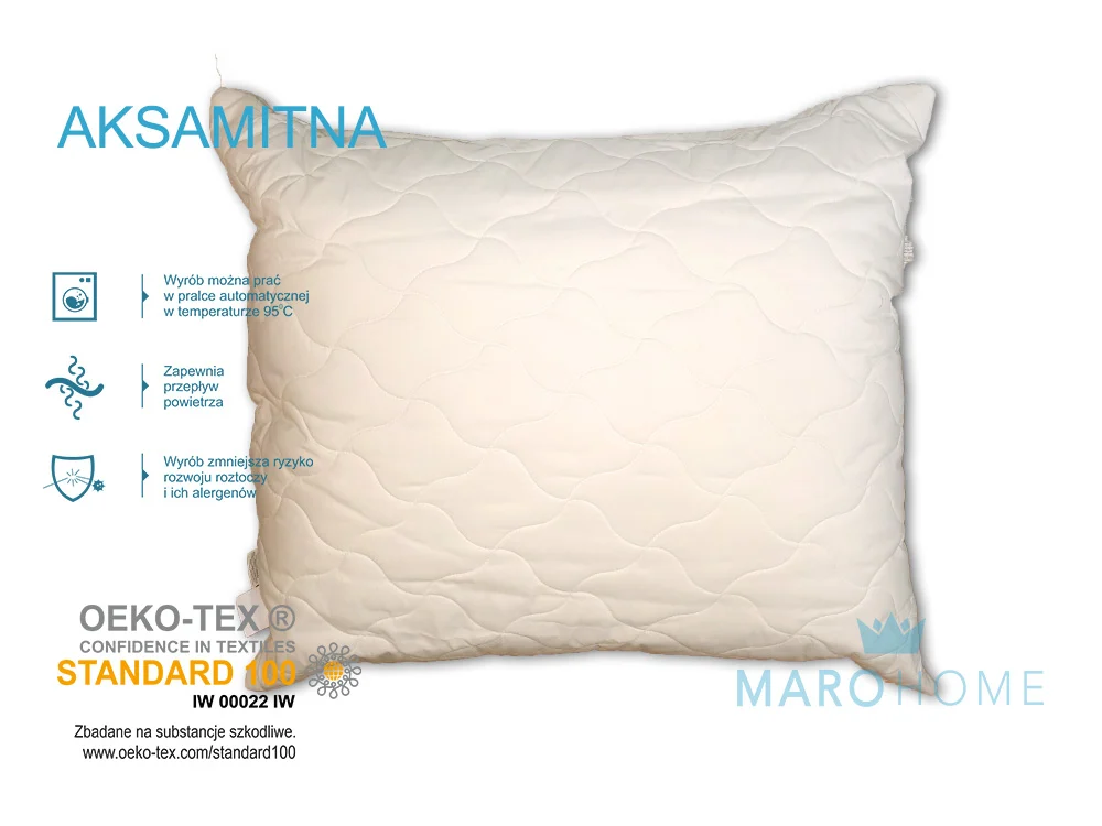 Poduszka 70 x 80  AKSAMITNA