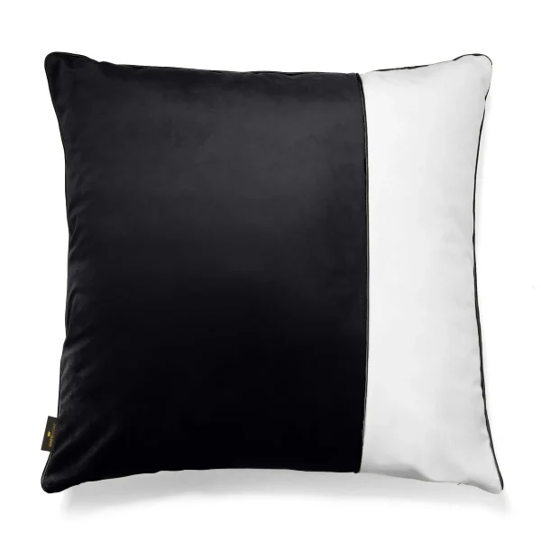 Poduszka VELVET BELLARDO - czarny/biel