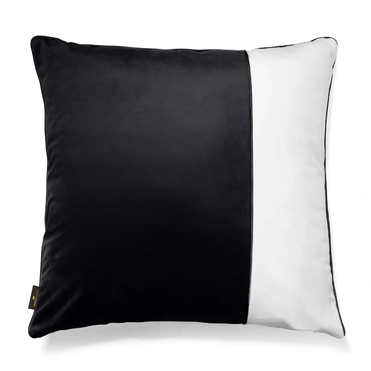 Poduszka VELVET BELLARDO – czarny/biel