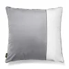 Poduszka VELVET BELLARDO - szary/biel