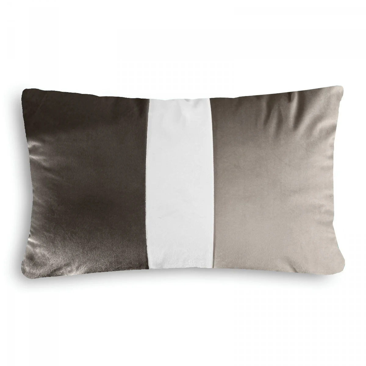 Poduszka VELVET TRIPOSO – brąz/beż