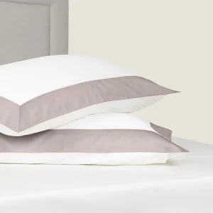 Pościel PARIS - biała z latte beż