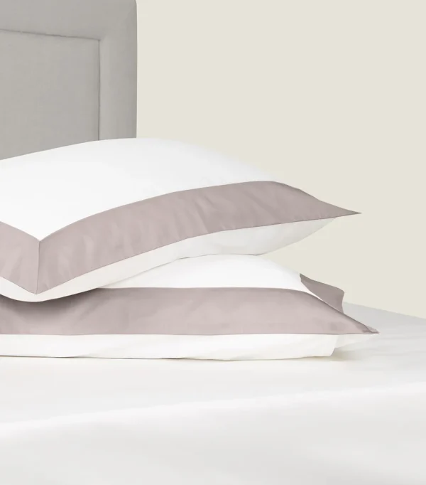 Pościel PARIS - biała z latte beż