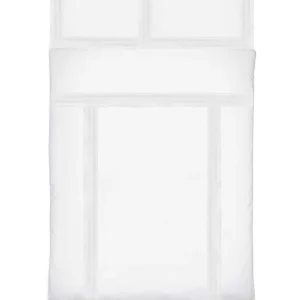 Pościel satynowa obszyta białą koronką