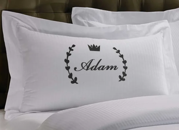 Poszewka ADAMASZEK LAUR z imieniem