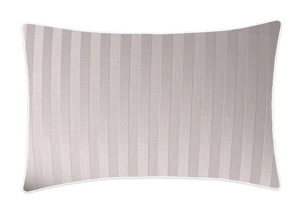 Poszewka adamaszkowa SAN ANTONIO latte beż z białą lamówką