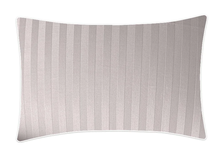 Poszewka adamaszkowa SAN ANTONIO latte beż z białą lamówką