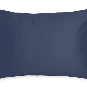 Poszewka satynowa granatowa