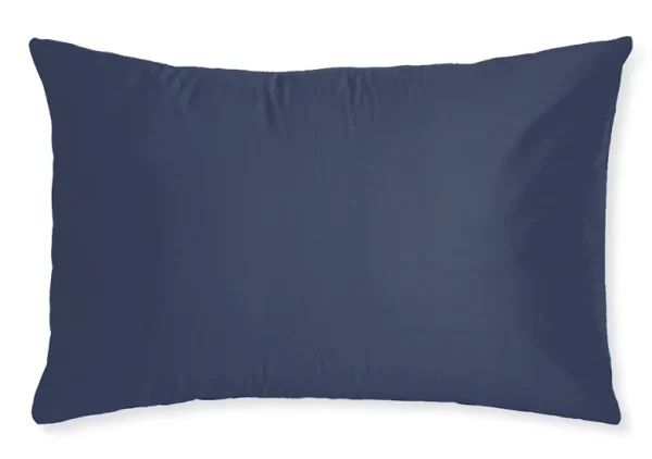 Poszewka satynowa granatowa
