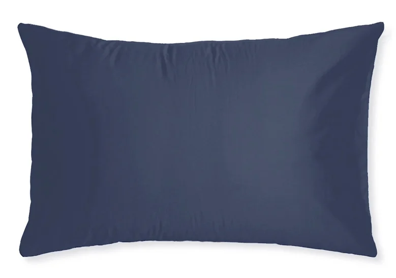 Poszewka satynowa granatowa