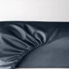 Prześcieradło satynowe antracytowy z gumką
