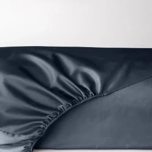 Prześcieradło satynowe antracytowy z gumką