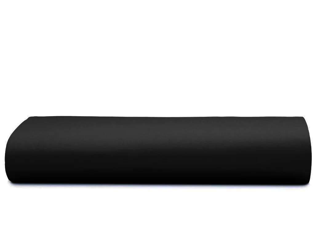 Prześcieradło wierzchnie satynowe czarne