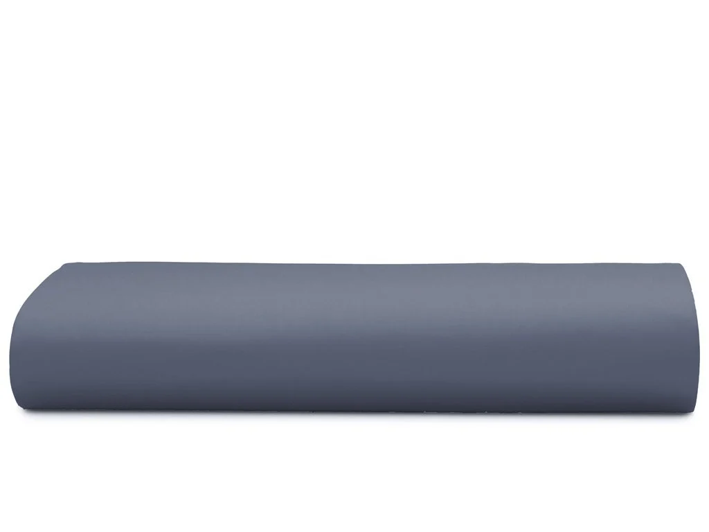 Prześcieradło wierzchnie satynowe granatowe