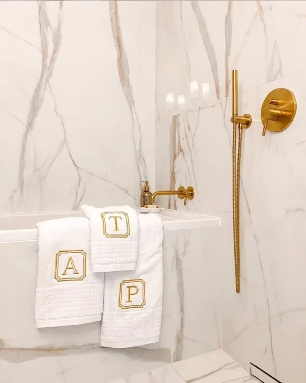 Personalizowany ręcznik kąpielowy – biały