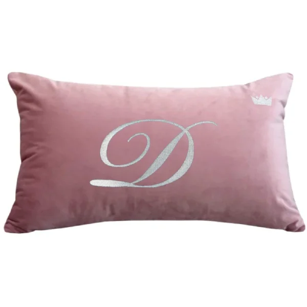 Poduszka prostokąt VELVET IMPERIAL z monogramem
