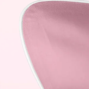 Pościel satynowa SAN ANTONIO - flamingo pink z białą lamówką