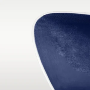 Pościel satynowa SAN ANTONIO - navy blue z białą lamówką