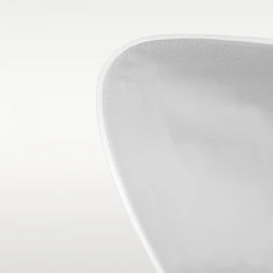 Poszewka satynowa SAN ANTONIO jasny szary z białą lamówką