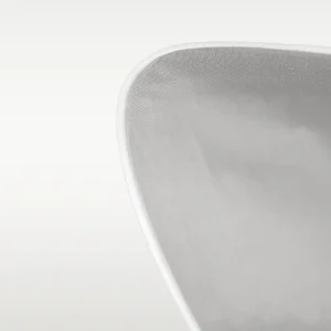 Pościel satynowa SAN ANTONIO - szary jasny z białą lamówką