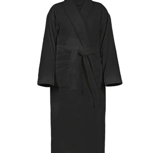 Szlafrok welurowy BASIC - czarny