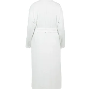 Szlafrok welurowy BASIC - biały