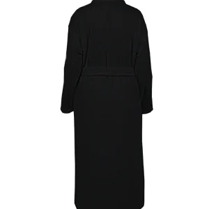 Szlafrok welurowy BASIC - czarny