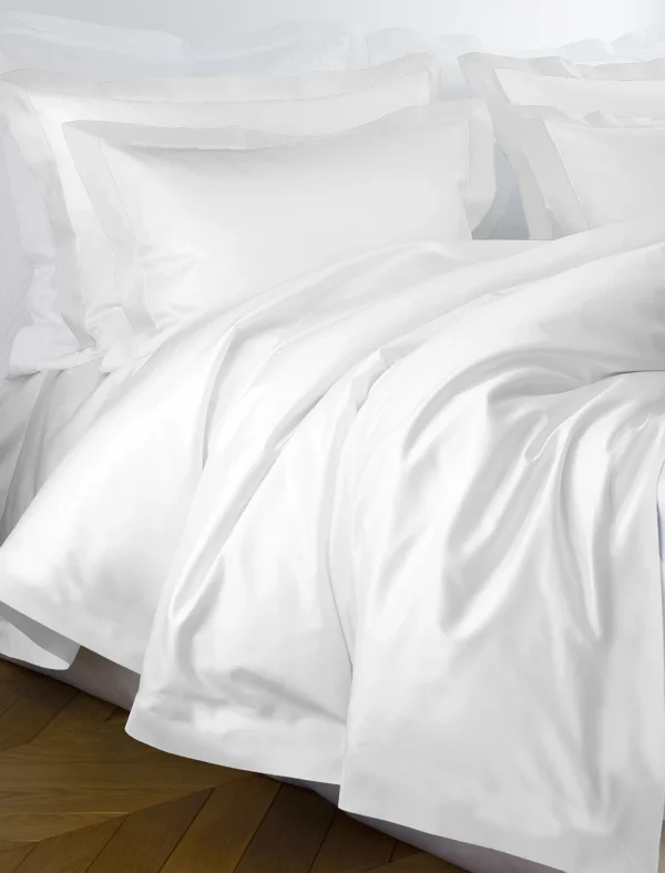 Pościel satynowa VALENCIA - biała