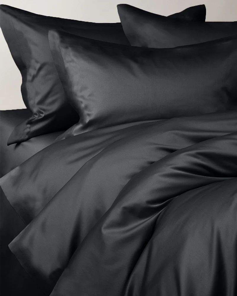 Pościel satynowa VALENCIA – czarny